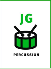 JG Percussion Baguettes de xylophone JG Percussion K2 caoutchouc medium