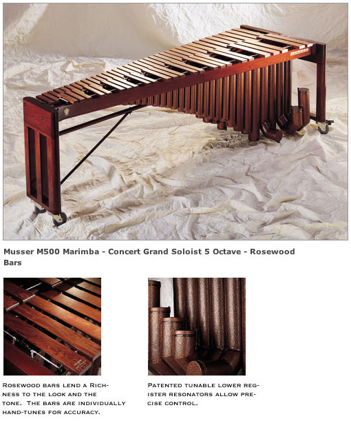 Musser marimba deals models